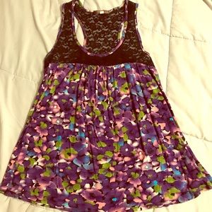 Floral tank top